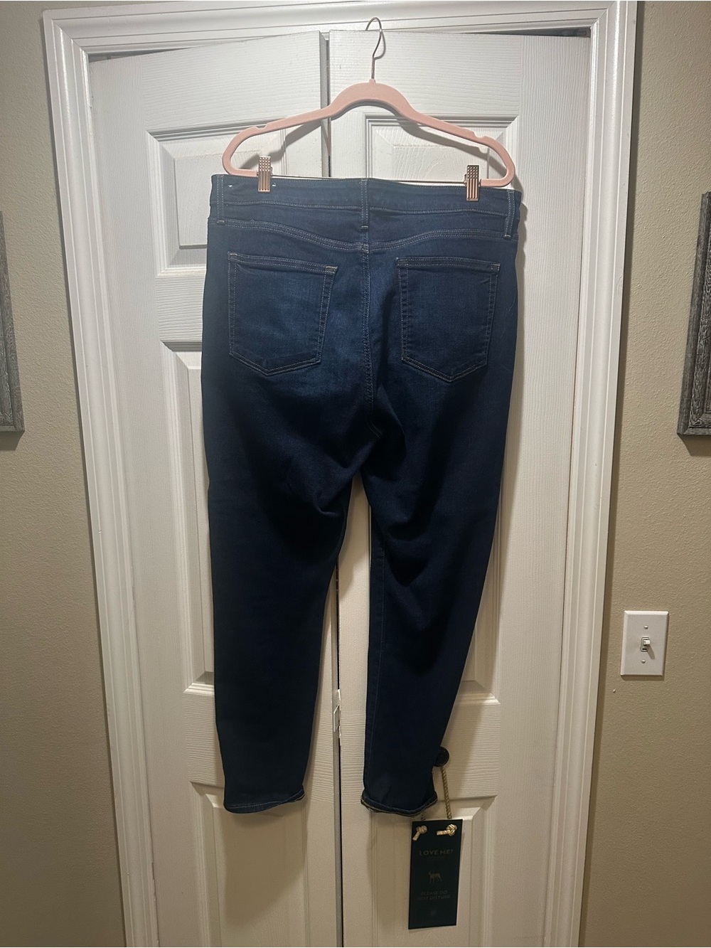 LOFT Dark Blue Skinny Jeans